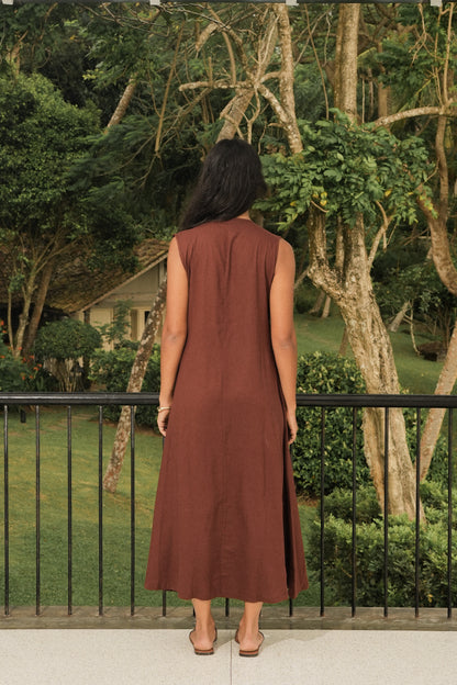 TAMARA PLEATED MIDI DRESS
