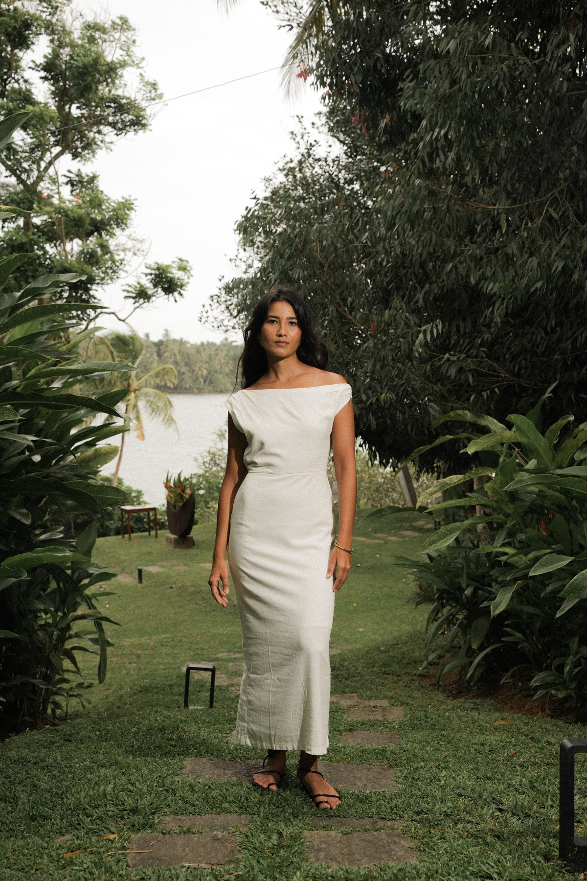 AMALFI ASYMMETRICAL MAXI DRESS