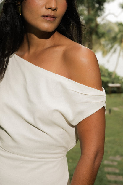AMALFI ASYMMETRICAL MAXI DRESS