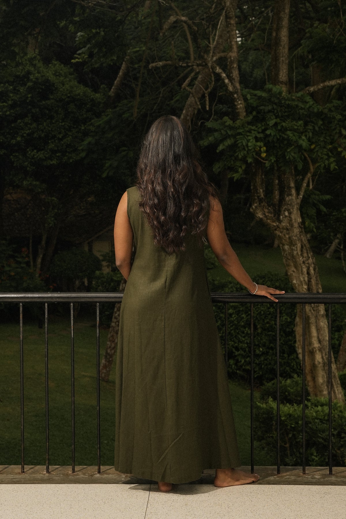 TAMARA PLEATED MIDI DRESS