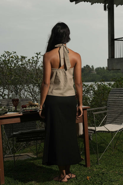 BIANCA HALTER NECK TOP