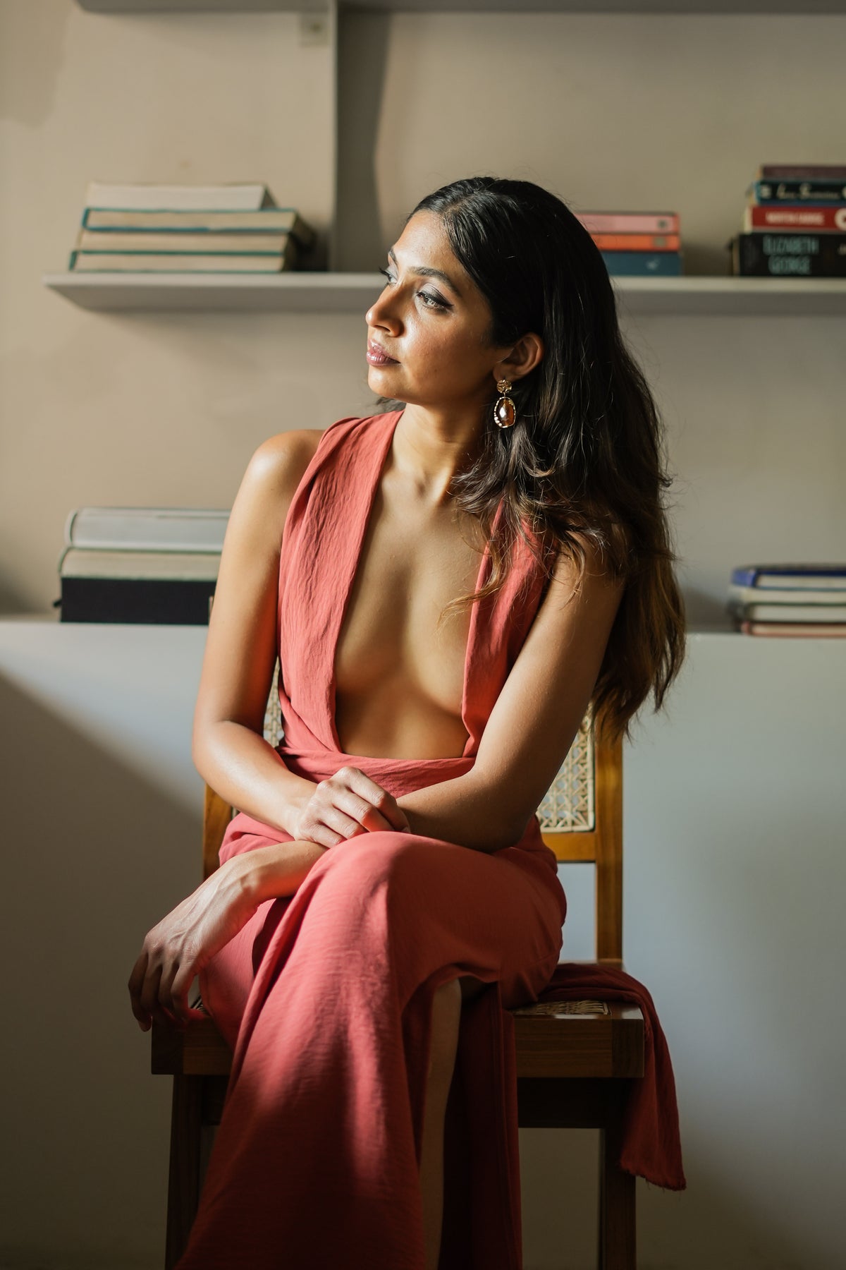 COMO LONG STRAP DRESS